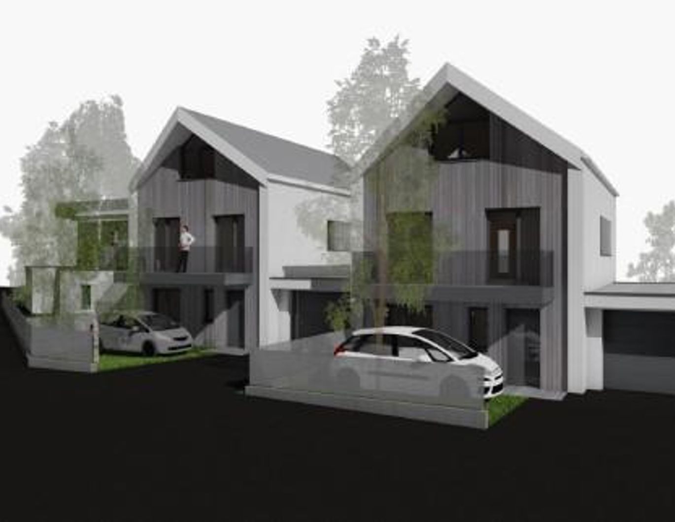 Neubauprojekt: Nur noch 2 Reihenhäuser verfügbar