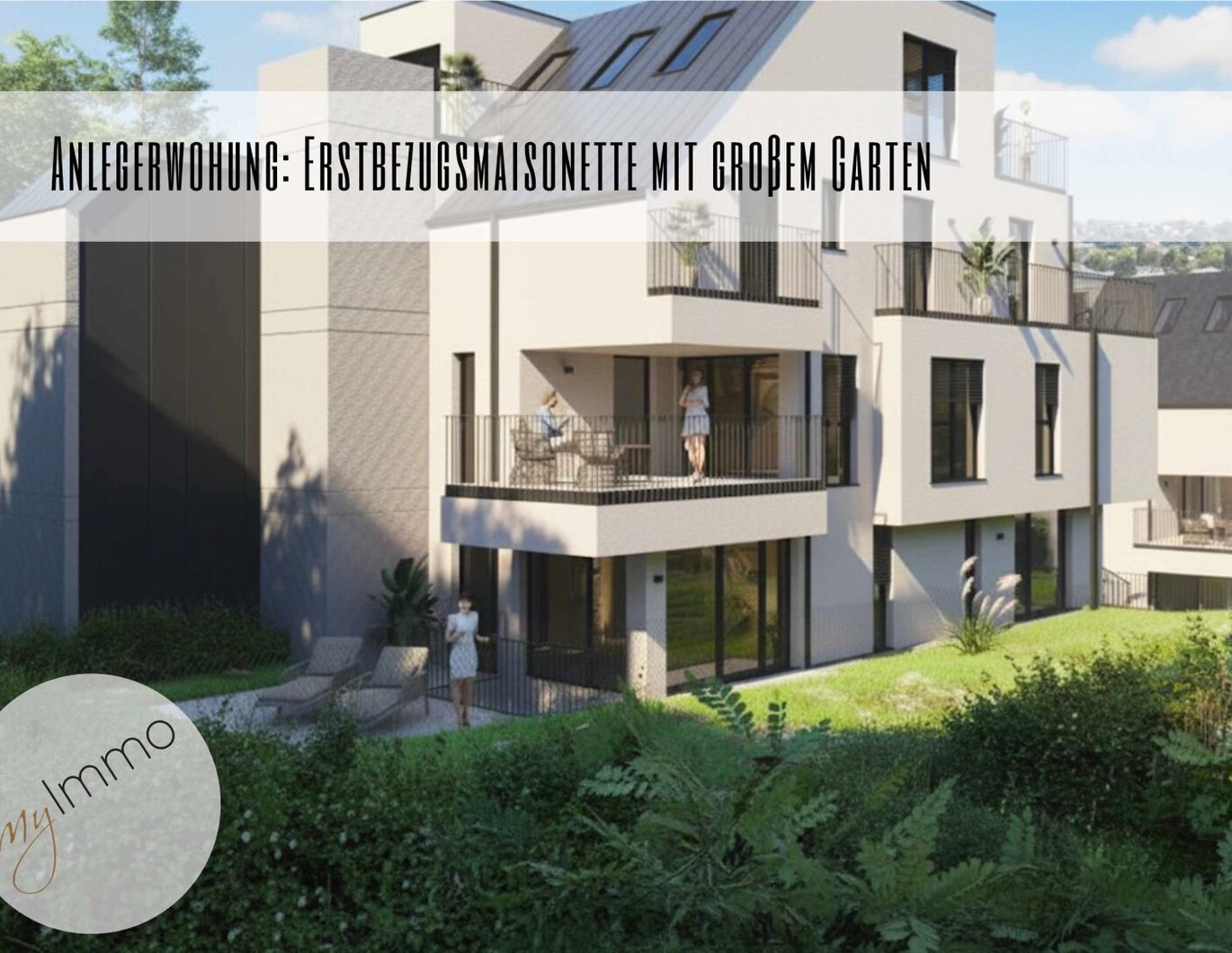 ANLEGERWOHNUNG: Erstbezugsmaisonette mit großem Garten