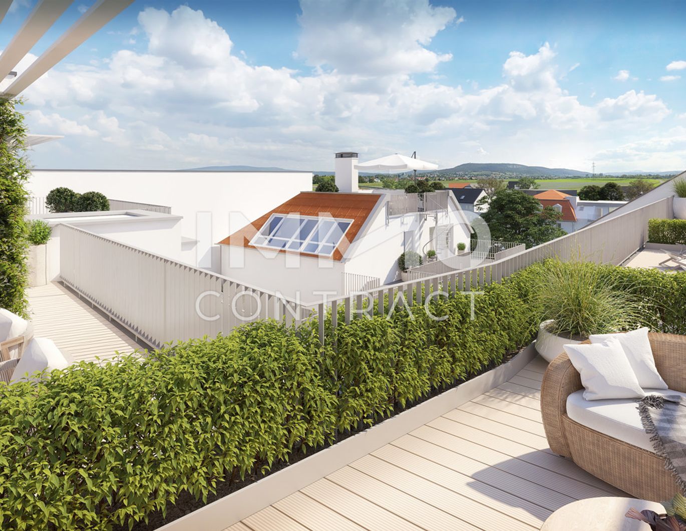 Lichtdurchflutete, moderne 3-Zimmer-Wohnung mit riesigem Balkon - Erstbezug