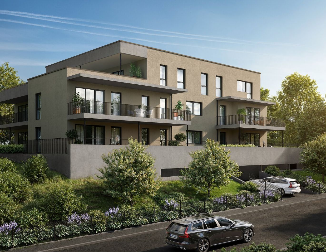 Wohnqualität auf hohem Niveau - Exklusive Neubauwohnung in begehrter Lage mit hochwertiger Ausstattung und großzügigen Außenflächen