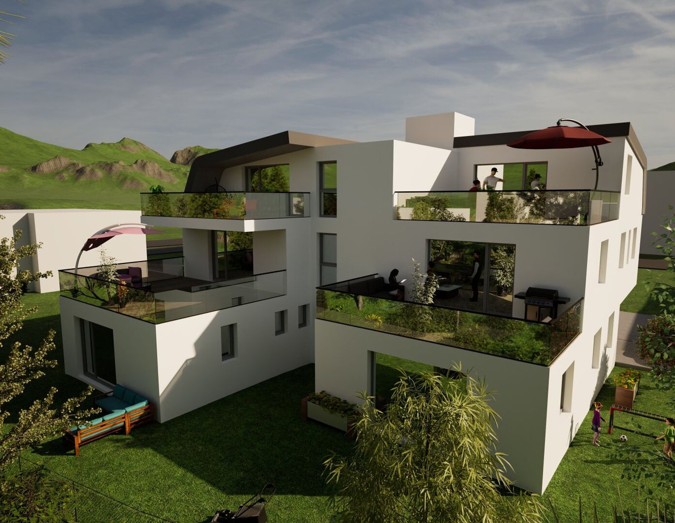 Luxuriöse Terrassenwohnung mit Garten im Neubau - Top 4