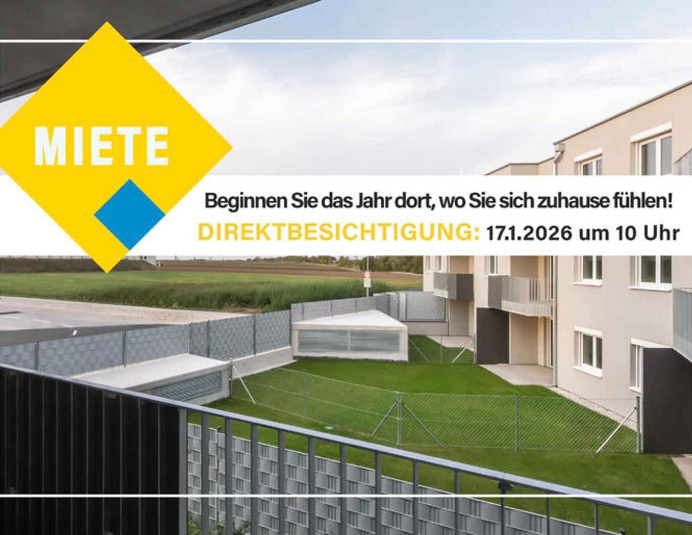 urbanes Wohnen im Grünen zum Mieten