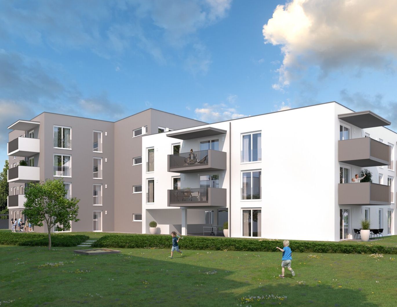 NEUBAU! 3-Zimmer-Mietkauf-Wohnung Top 4 im EG mit Eigengarten in Schärding (Eigenmittel erforderlich)