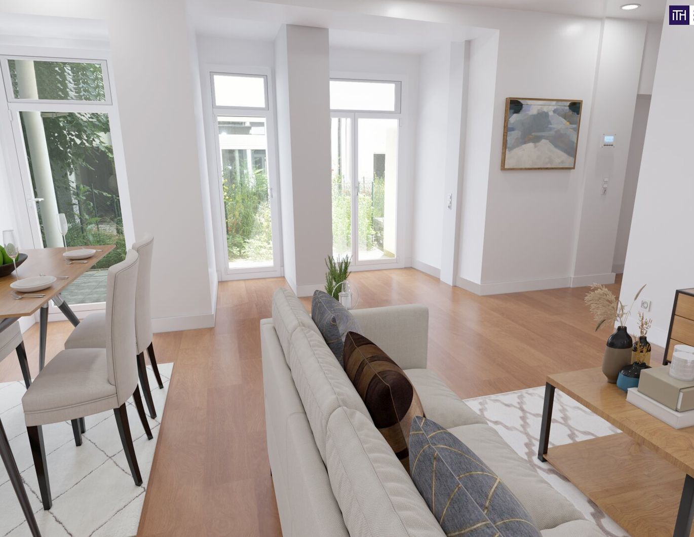 Wohnen mit Stil & Ruhe - Exklusive 3-Zimmer-Gartenwohnung im sanierten Altbau - Ihr neues Zuhause in urbaner Ruhelage