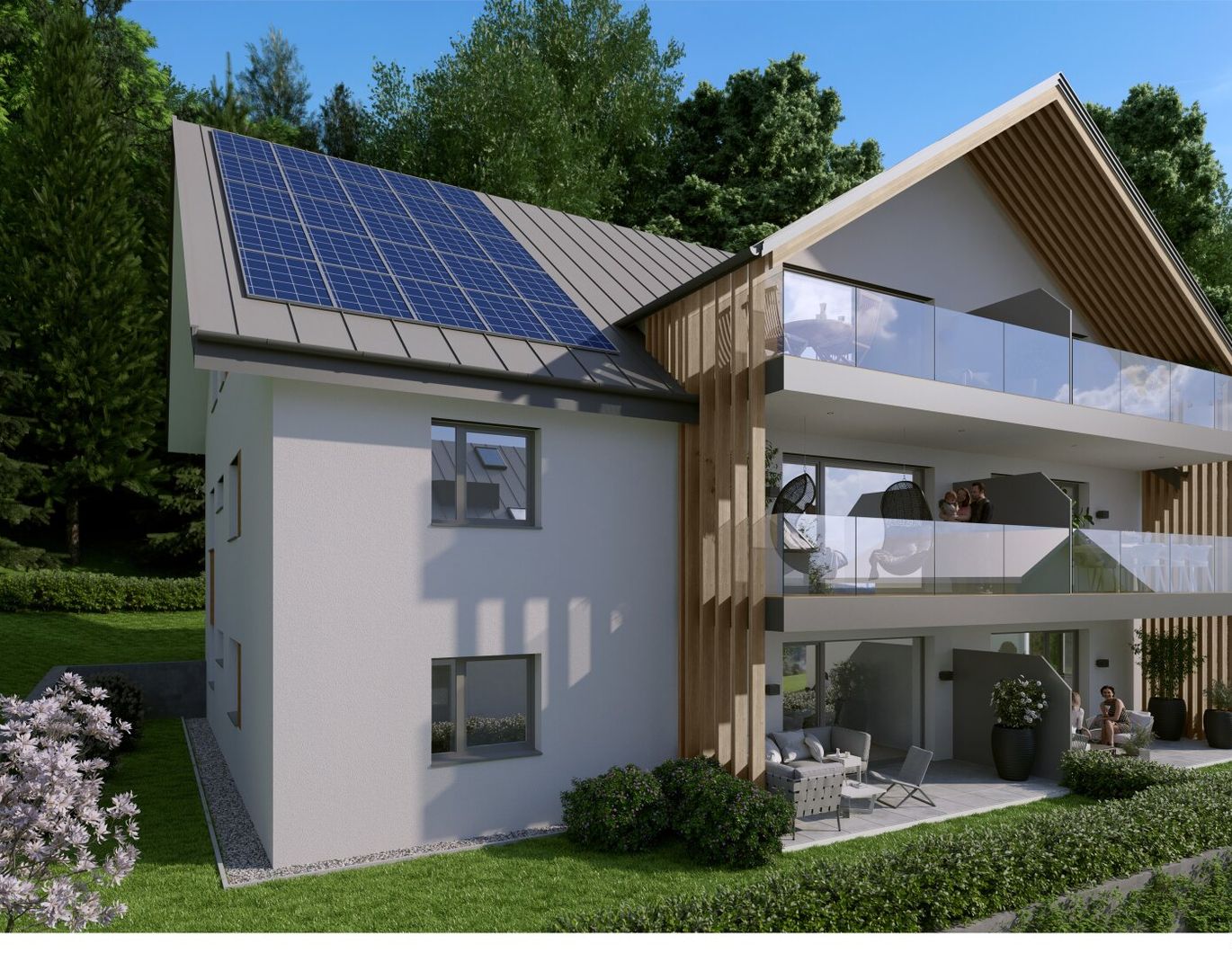 Neubau in Plainfeld - 3-Zimmer-Gartenwohnung C2