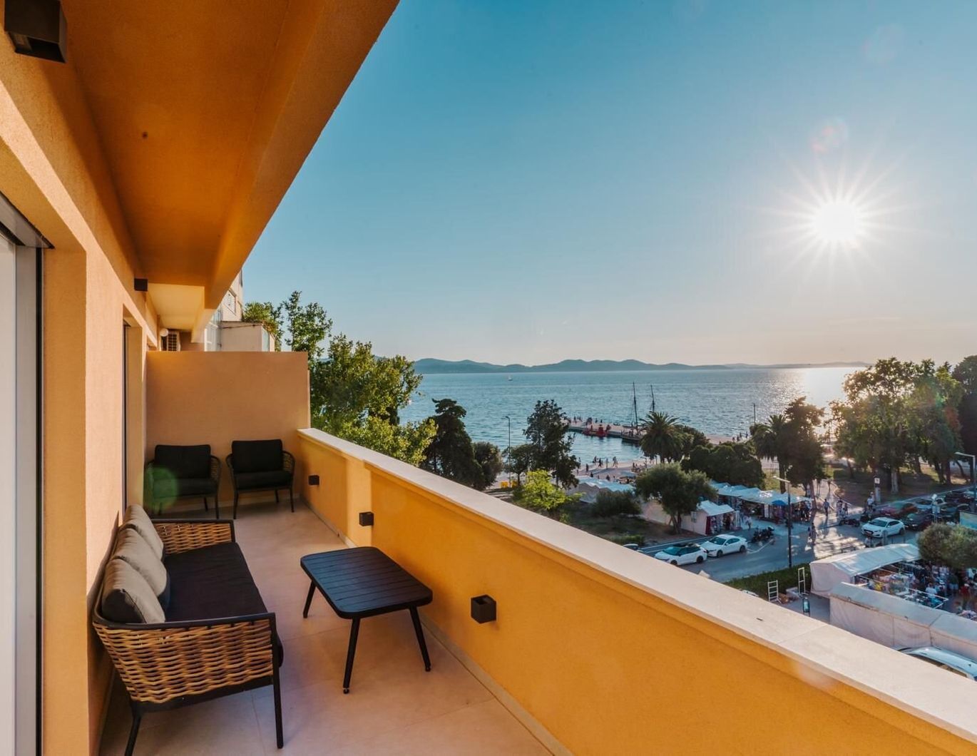 Charmante Wohnung auf der Halbinsel bei Zadar mit spektakulärem Meerblick