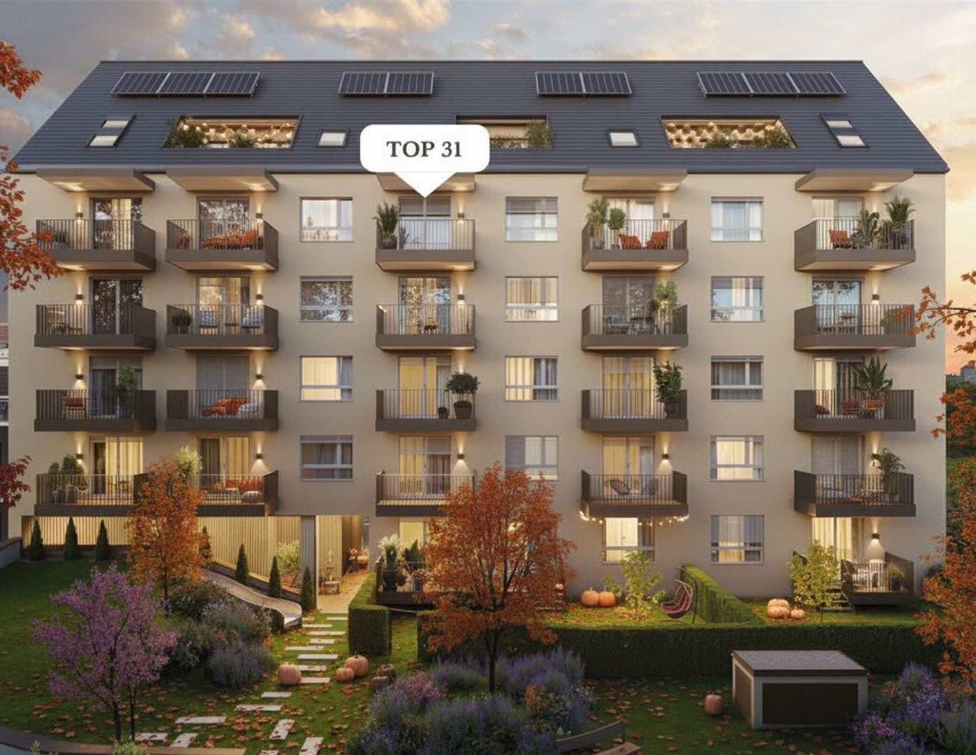 Attraktive 2-Zimmer-Anlegerwohnung mit Balkon im 4. Obergeschoss