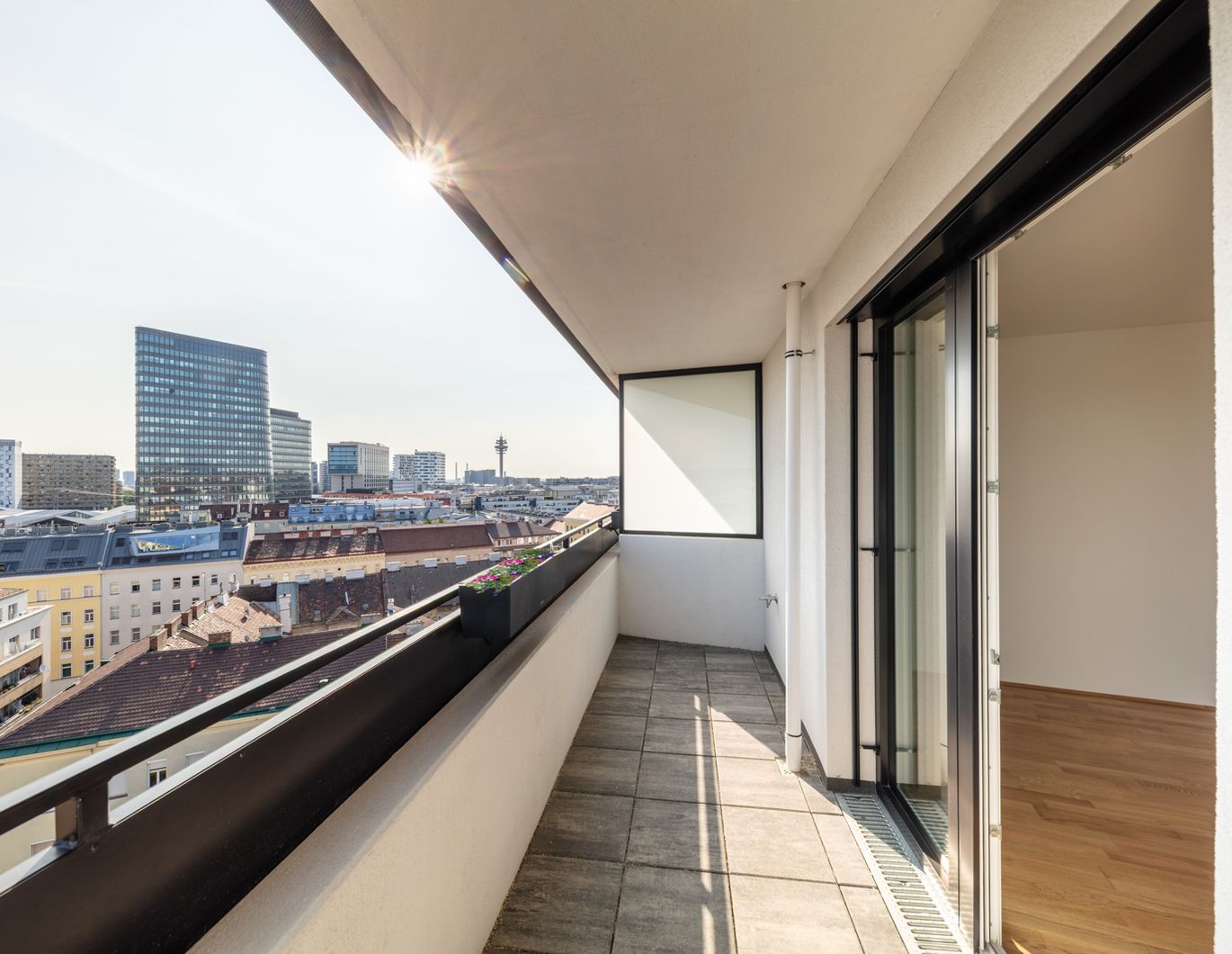 Beim Hauptbahnhof Wien - Dachgeschoss-Maisonette im Neubau Erstbezug mit Klima und Dachgarten