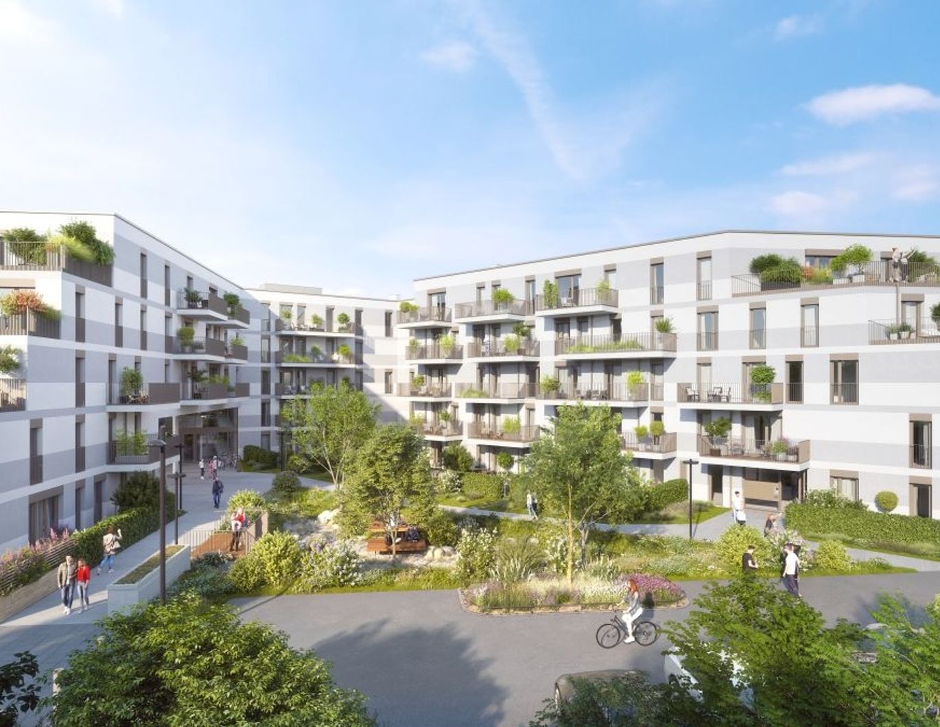 nahe Obere Alte Donau - Neubau Erstbezug - 3 Zimmer mit Freifläche - provisionsfrei