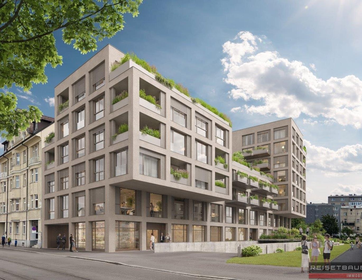 Am Grünmarkt I Neubauprojekt I Linz - Urfahr