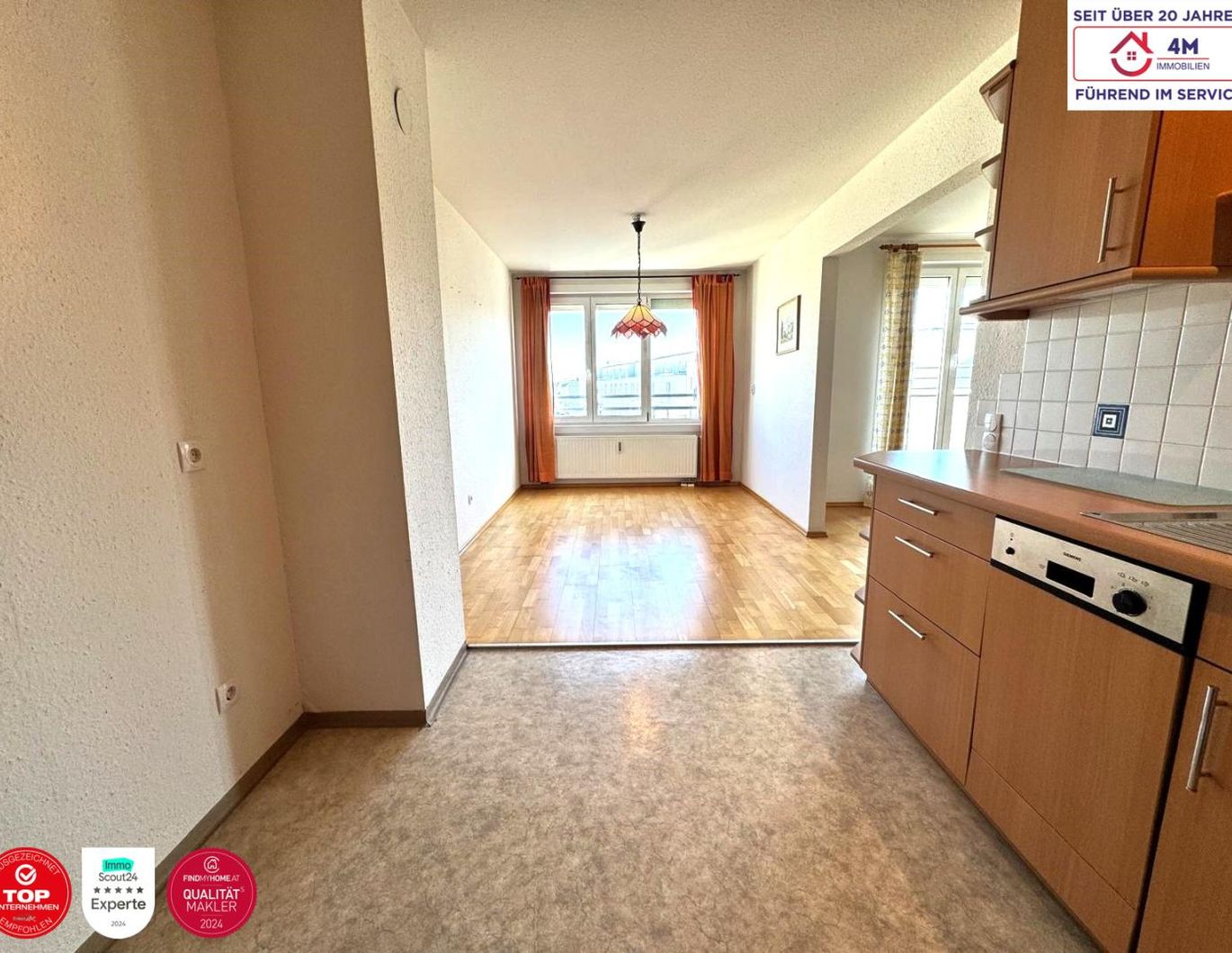 Praktische 2-Zimmer-Wohnung mit Weitblick