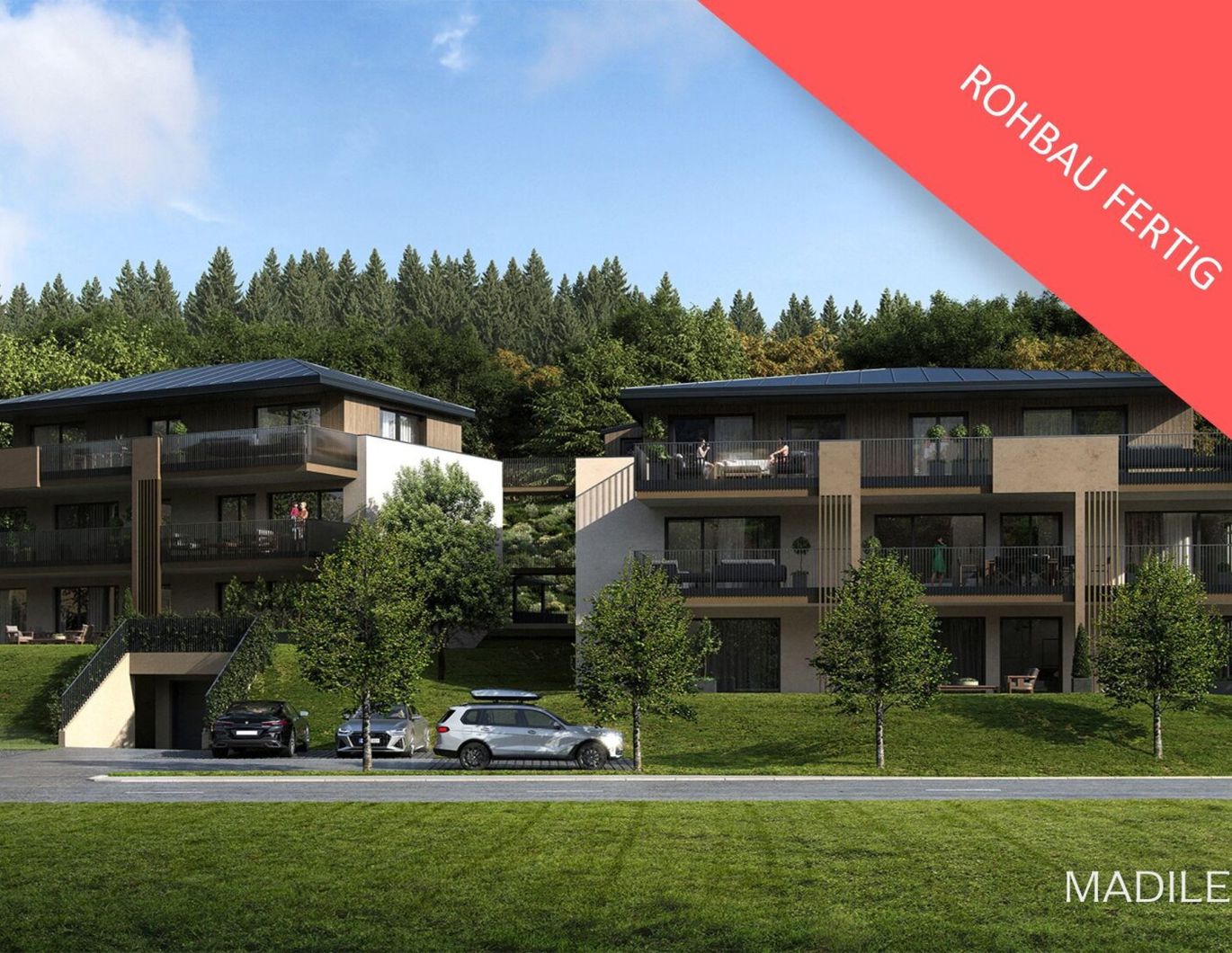 Wohnanlage Auszeit - Ein Projekt von MADILE