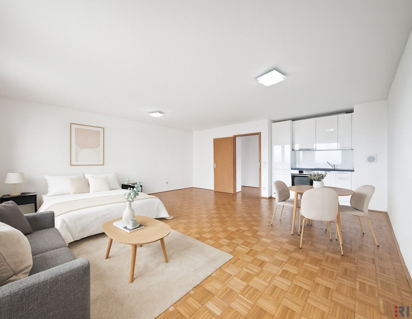 Helle Neubauwohnung mit Parkblick in U-Bahnnähe bei Donauinsel | Vermietung im freien Mietzins möglich | Tiefgaragenplatz und Einbauküche vorhanden