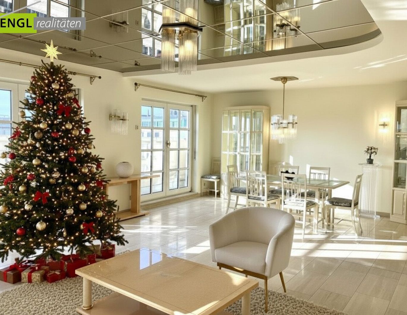 Beste Adresse! Helle Maisonette Wohnung mit Balkon, Wintergarten und Terrasse mit Blick zum Stephansdom