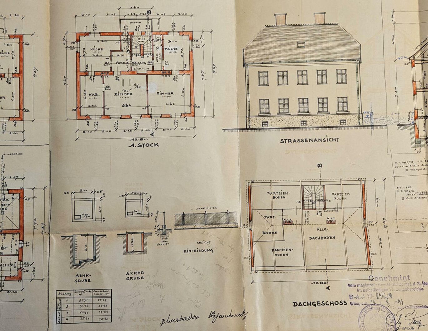 1100 Wien Laaerwald - sanierungsbedürftiges Mehrfamilienhaus