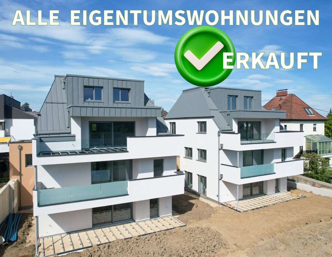 LINZ / FROSCHBERG: RASCHER BAUFORTSCHRITT - DG & EMPORE -EIGENTUMSWOHNUNG ca. 140,26 m² Wohnfläche, 5 Zimmer + Dachterrasse, inkl. Carportstellplatz