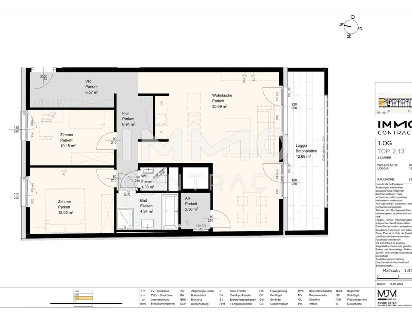 Stock2Live Exklusive Wohneinheiten 42qm - 120qm in Stockerau! _fußläufig zu Schule und Bahnhof!