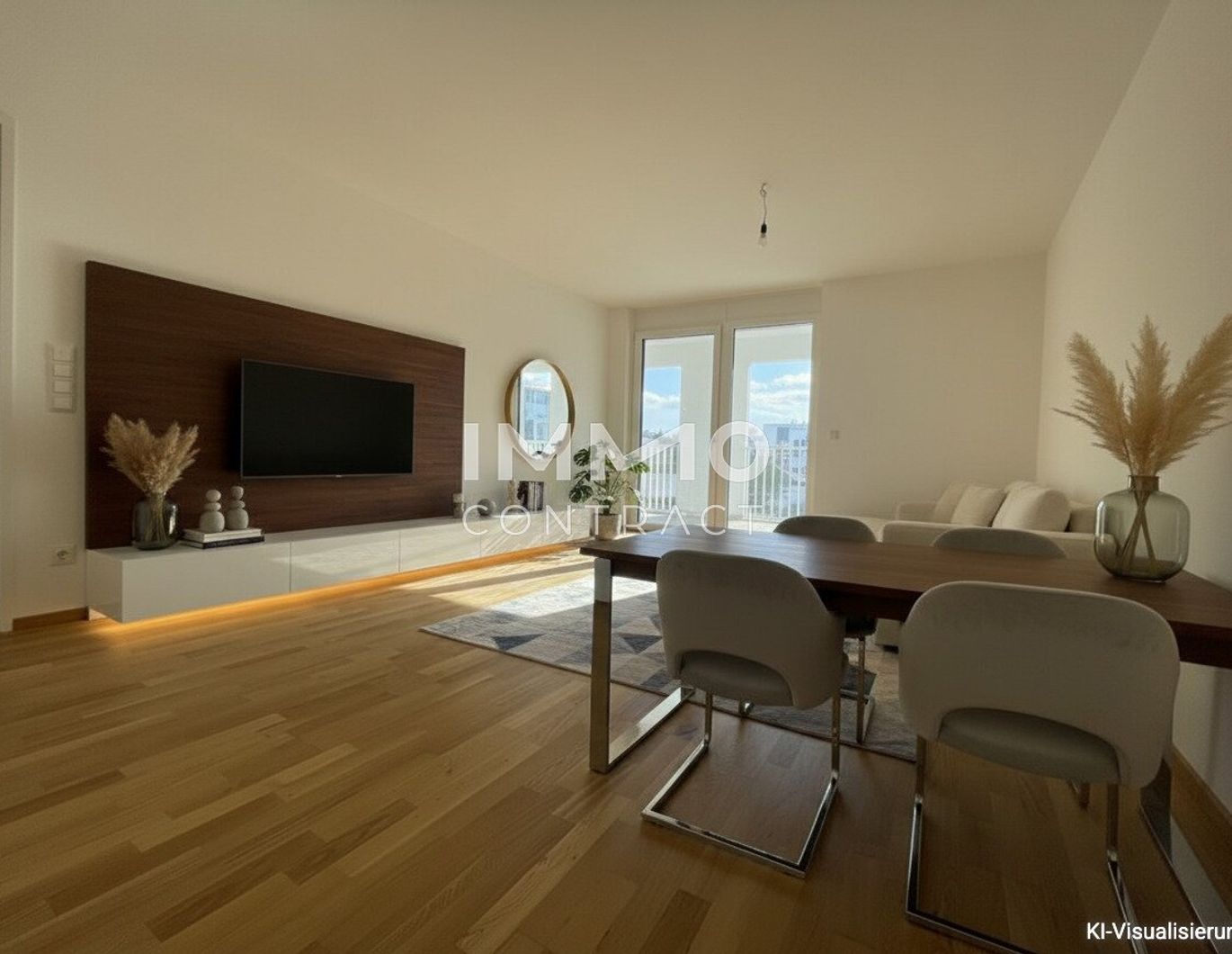 Attraktive Kapitalanlage: Helle 3-Zimmer-Wohnung mit Loggia im Erstbezug