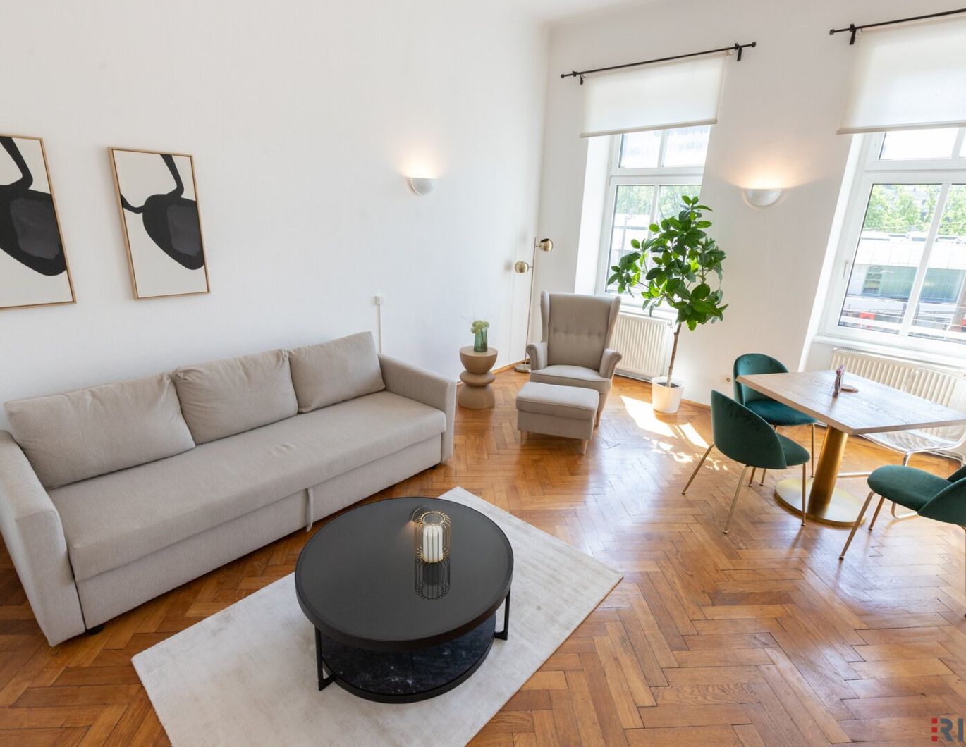 RETRO-CHIC II AIRBNB oder SELBST EINZIEHEN II KOMPLETT MÖBLIERT II ca. 11m² BALKON II SOFORT NUTZBAR II NÄHE U6/AKH/VOLKSOPER/WUK