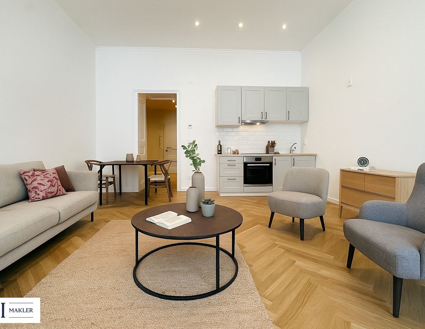 Exklusive sanierte Wohnung nahe Kutschkermarkt - Hochwertige Ausstattung