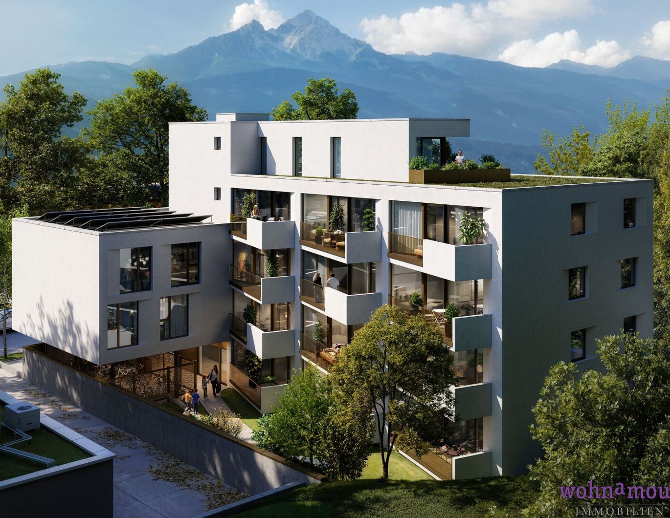 Projekt K16 Wohnen mit Stil und Zukunft im Westen von Innsbruck