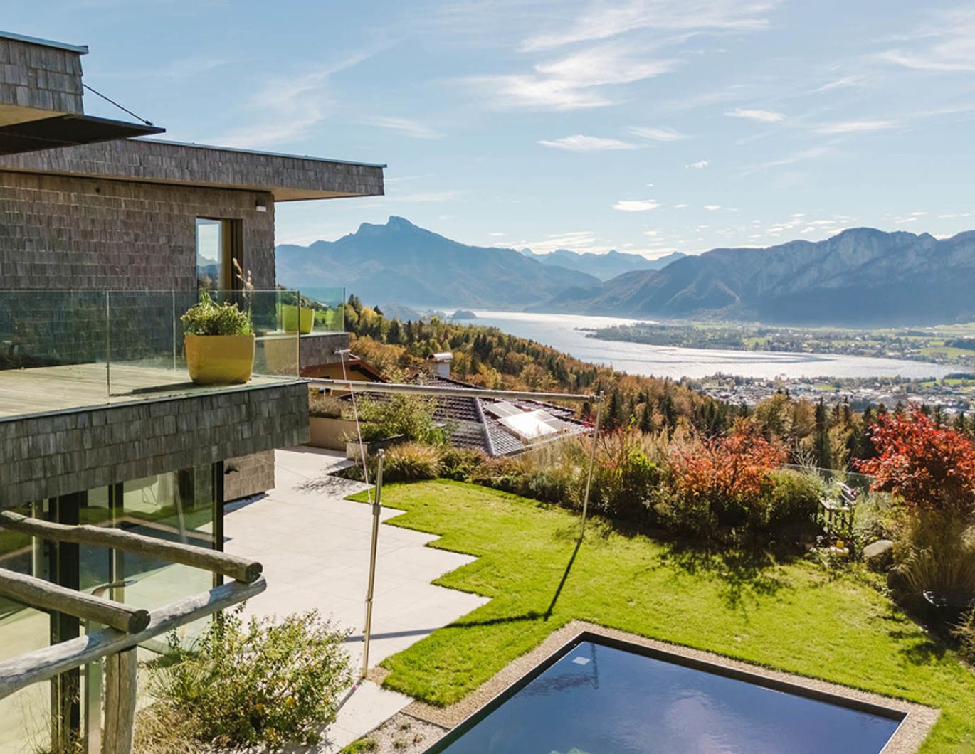 Ihr Traumdomizil mit Panorama! Exklusives Wohlfühl-Chalet mit spektakulärem Seeblick