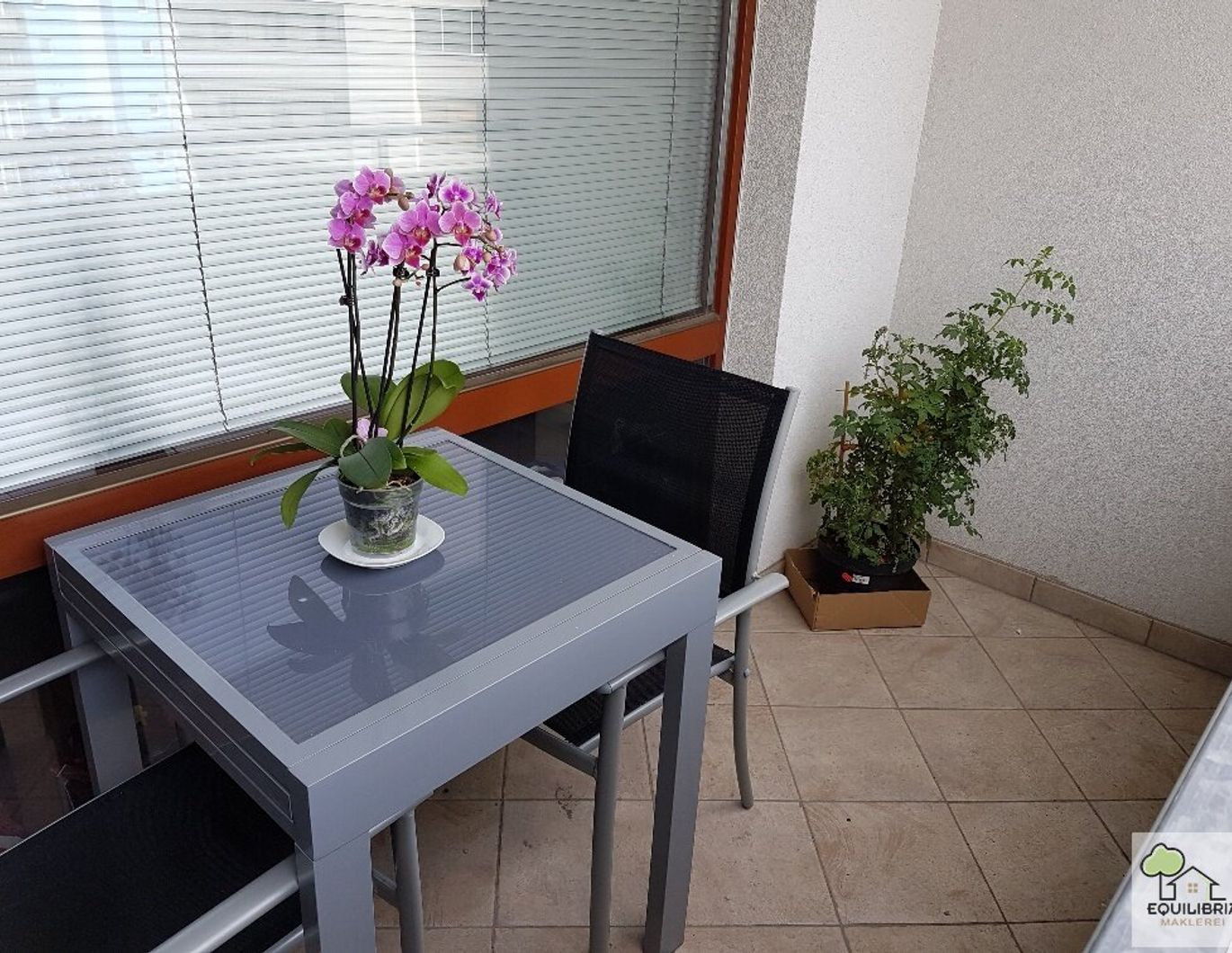 Gemütliche Wohnung mit großer Loggia mit perfekter Infrastruktur