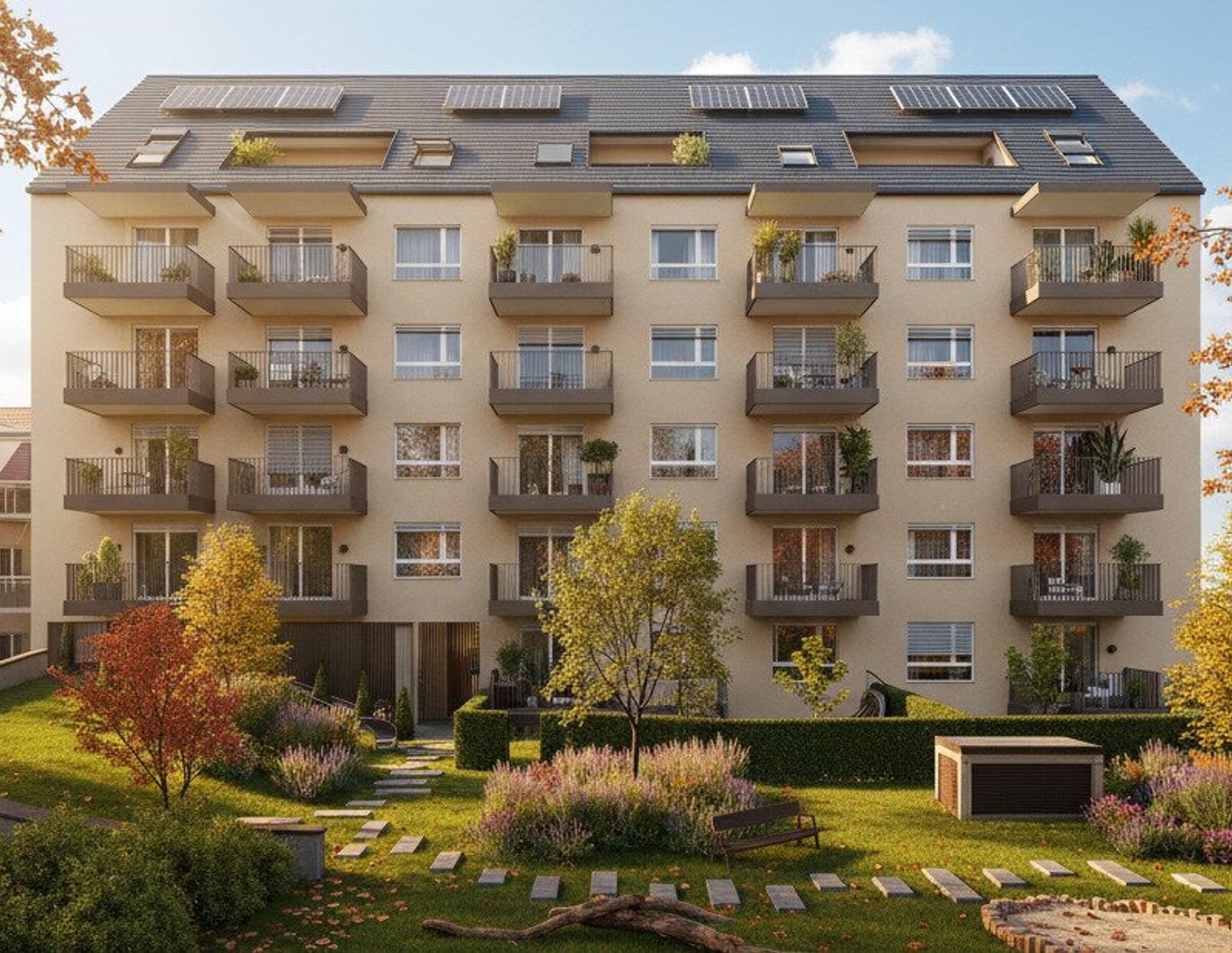 Attraktive 2-Zimmer-Wohnung mit Balkon im Erdgeschoss