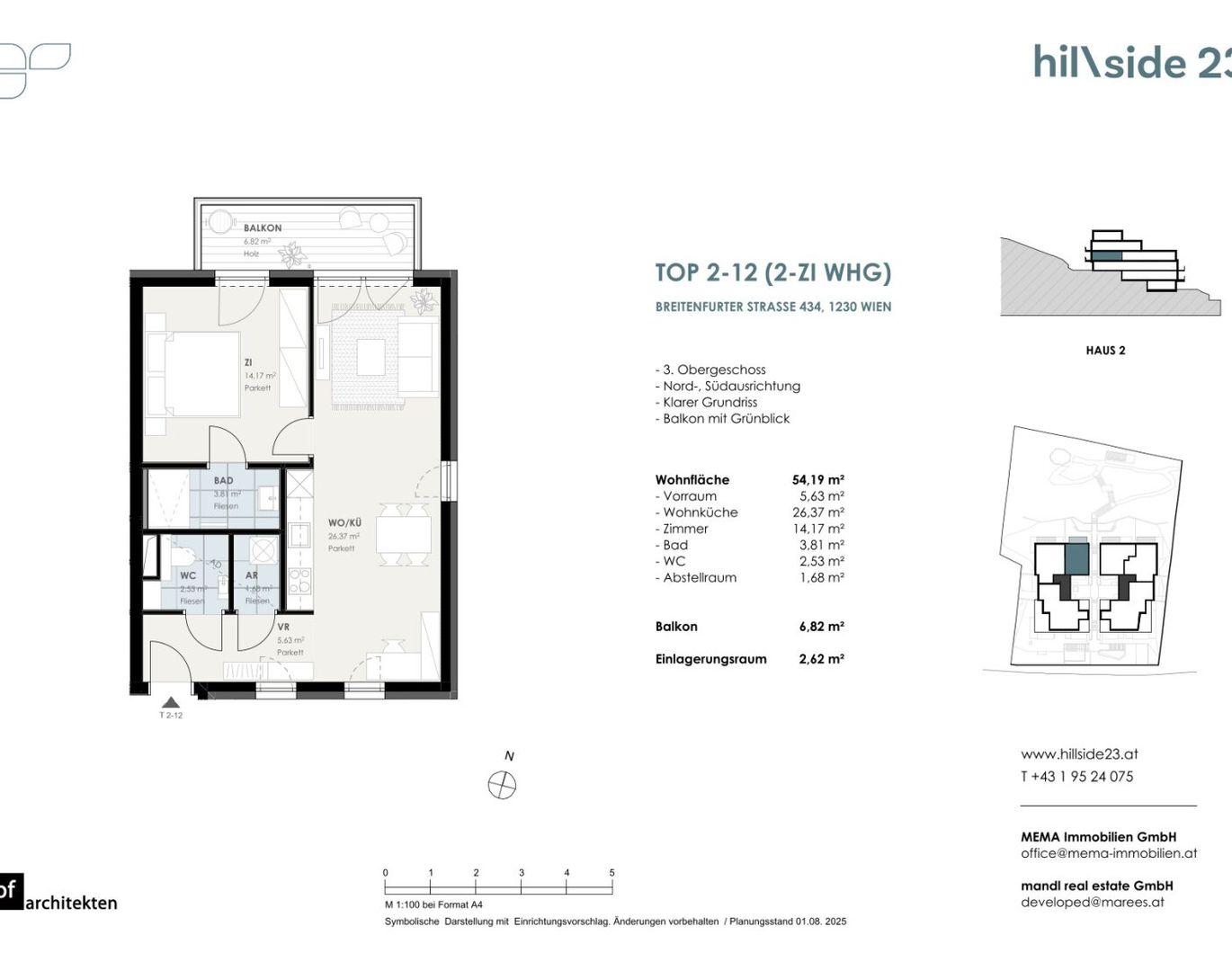 Pärchenhit! Sonnige 2-Zimmer-Wohnung mit Balkon zu verkaufen!