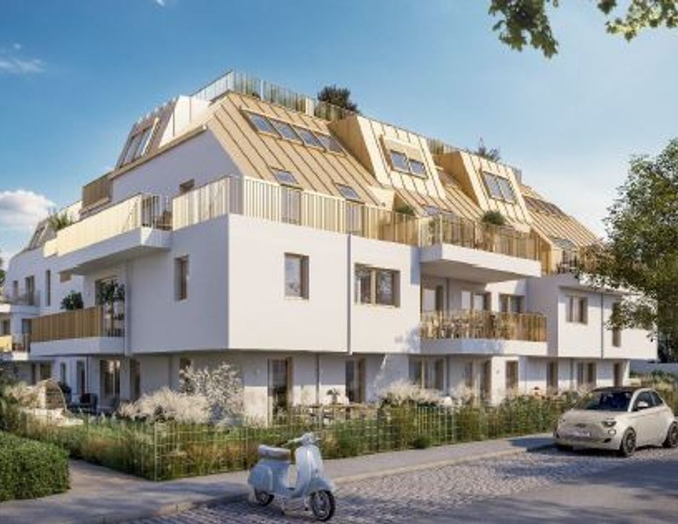 Exklusive 3-Zimmer-Neubauwohnung in Top-Lage, 5 Gehminuten zur Haltestelle Kagraner Platz U1