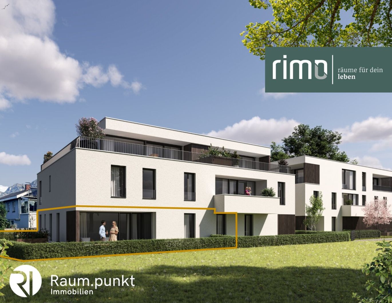 5-Zimmer-Gartenwohnung in Altach - Ruhelage / Top B2