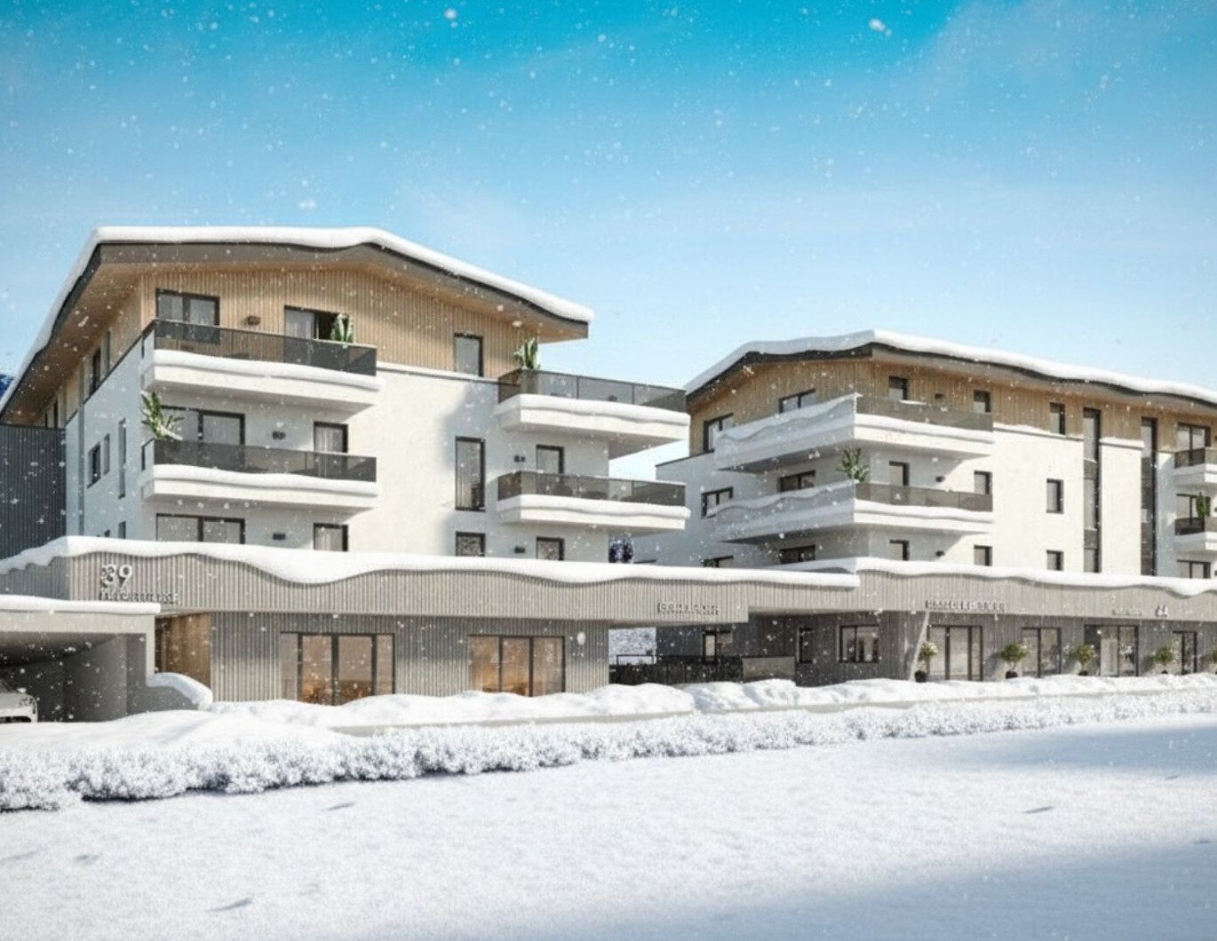 Projekt Dorfkristall: Moderne 2-Zimmer Wohnungen in zentraler Lage