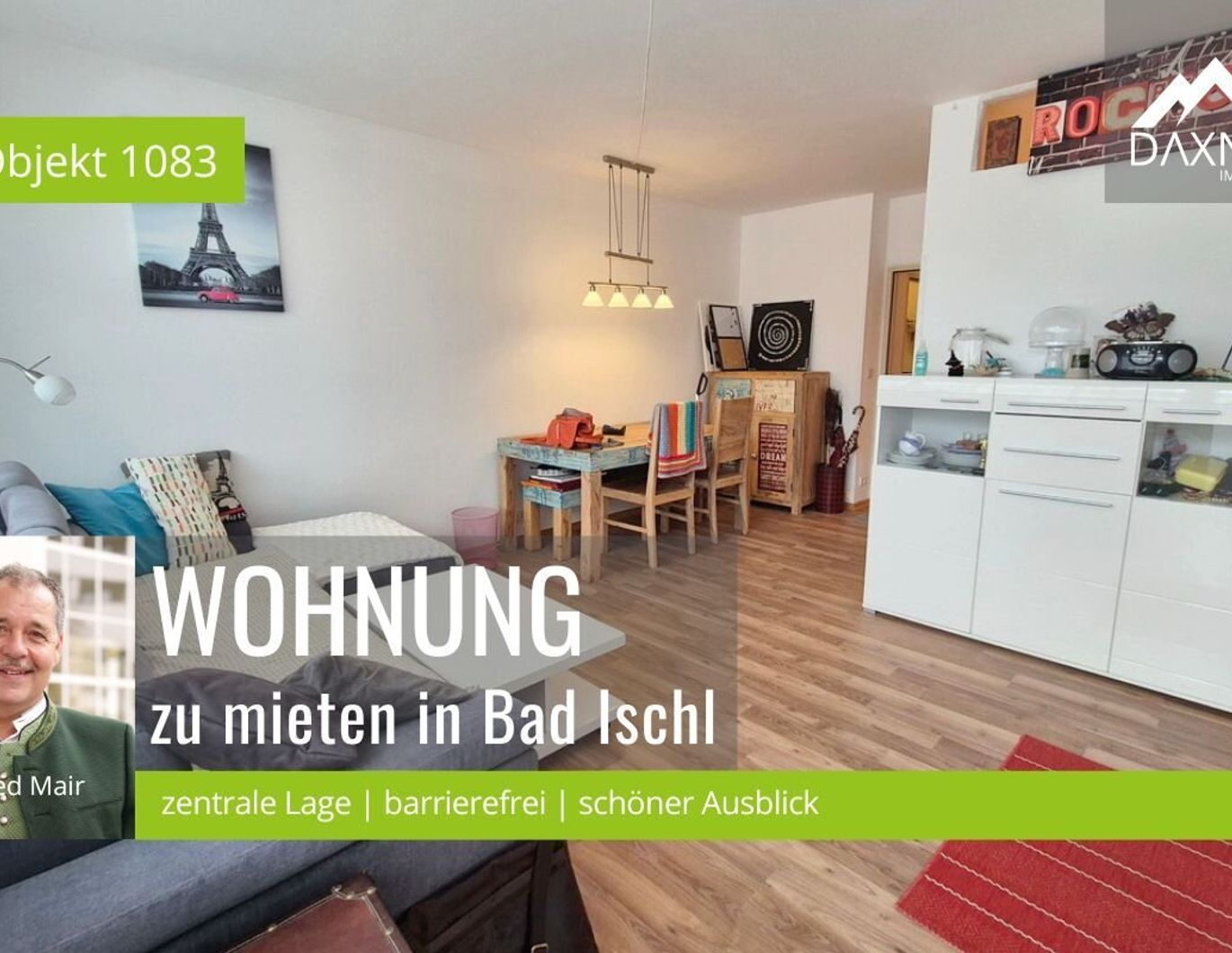 Charmante Kleinwohnung im Ischler Zentrum