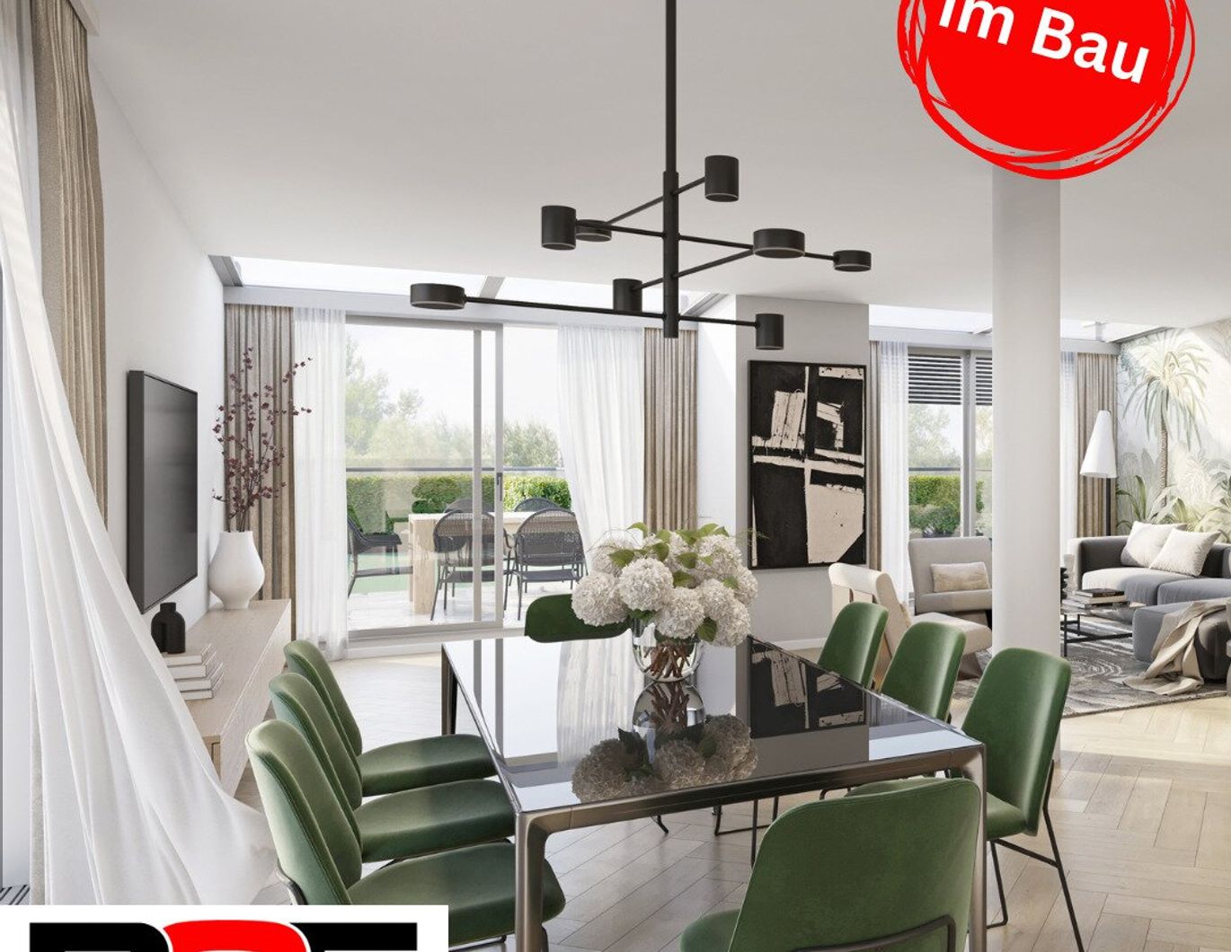 Wunderschöne 3 Zimmer Wohnung mit großzügigem Garten - TWIN ESTATES