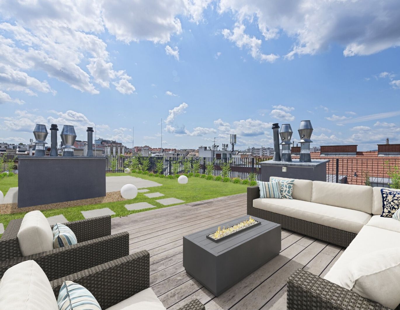 Exklusives Penthouse über den Dächern von Meidling