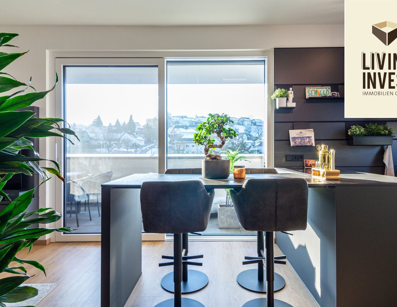 Exklusives Architekten-Penthouse im Kurort Bad Hall - nahezu vollmöbliert zu vermieten!