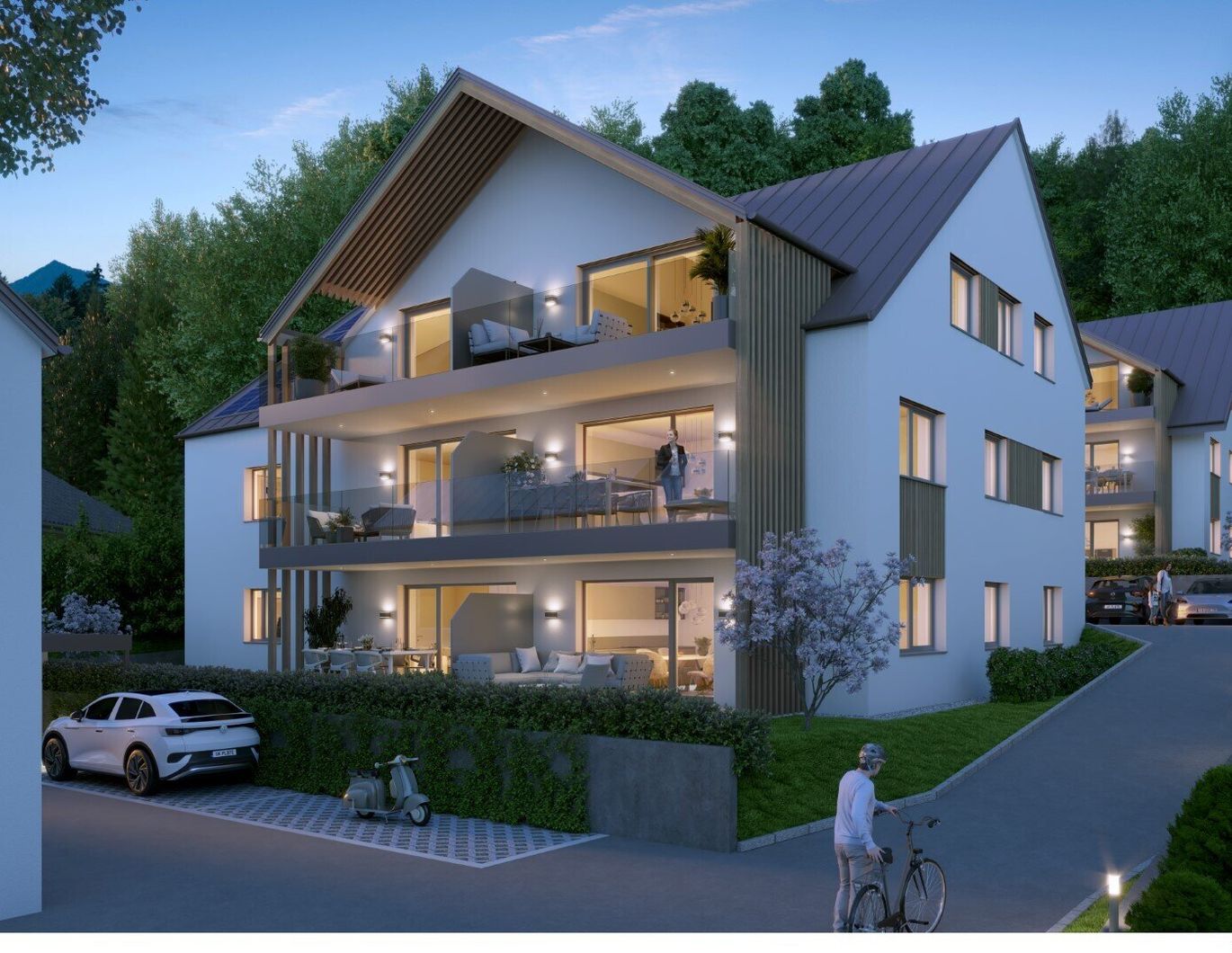 Moderne 3-Zimmerwohnung mit großem Garten in Plainfeld - Top A1