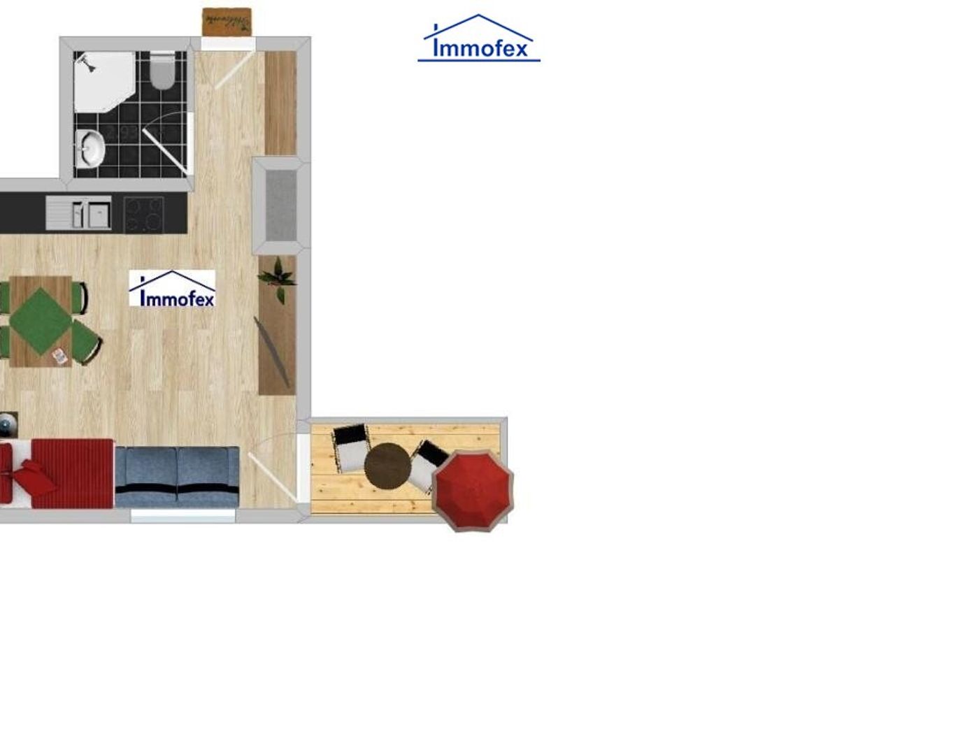 Ruhiges, gemütliches Ferienappartment mit Balkon