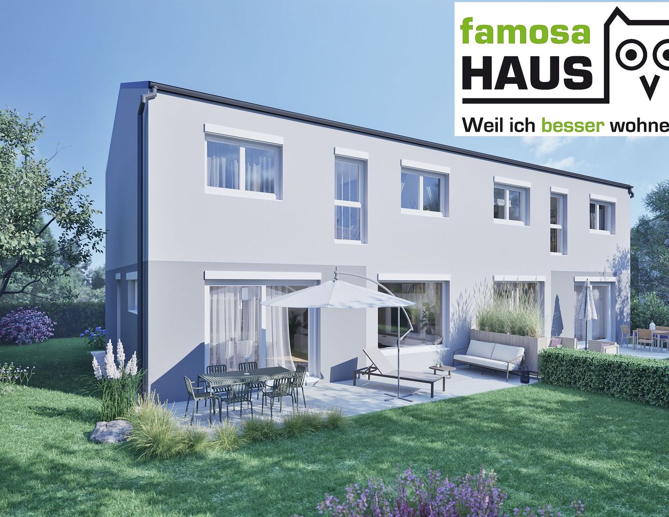 Geräumige Doppelhaushälfte, provisionsfrei vom Bauträger, mit 121 m² Wohnfläche und Eigengrund