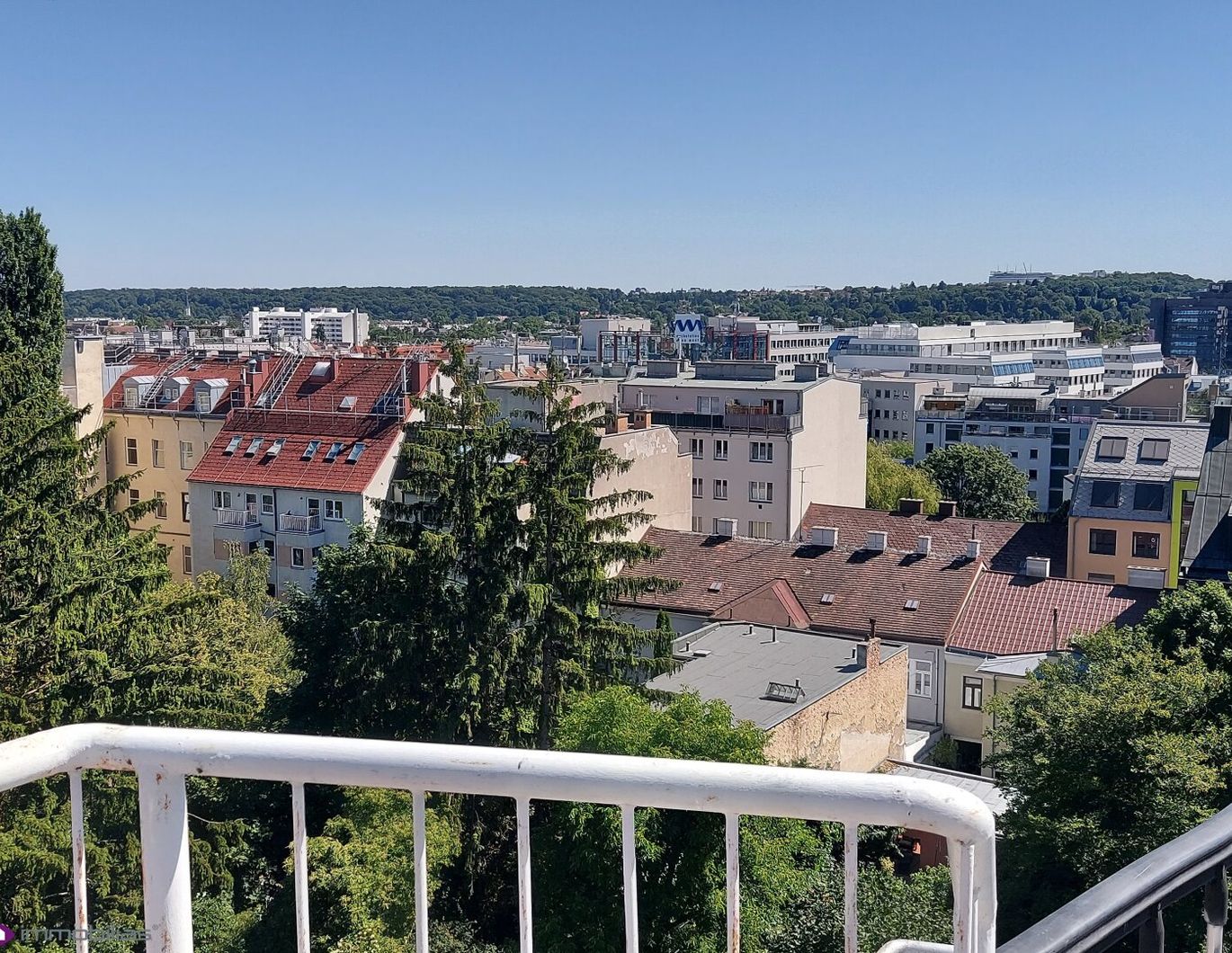Blick von der Dachterrasse in die Ferne....