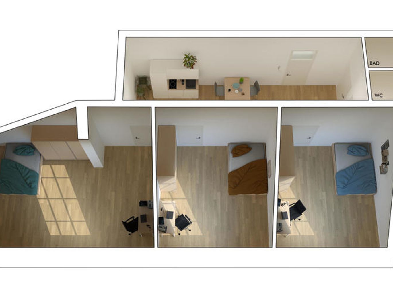 4400 Steyr, Blumauergasse 26 - Studentenwohnheim