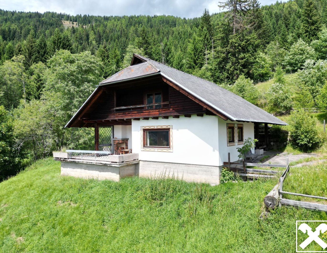 Berghaus mit Weitblick in der Region Nockberge