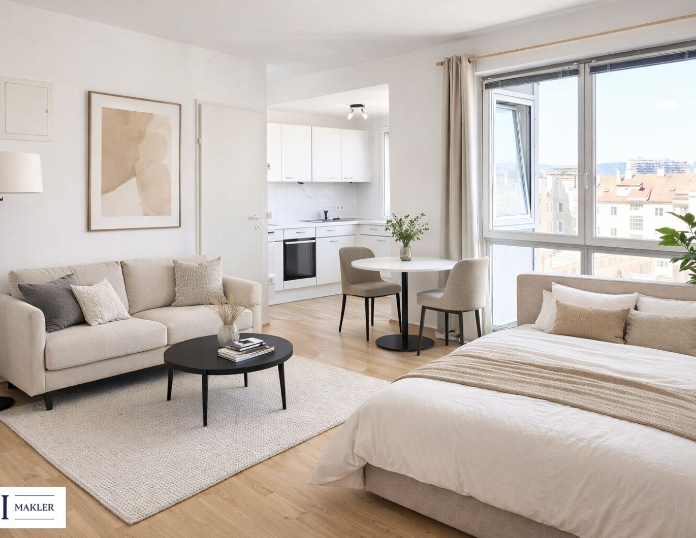 Wohnen über den Dächern mit beeindruckendem Ausblick