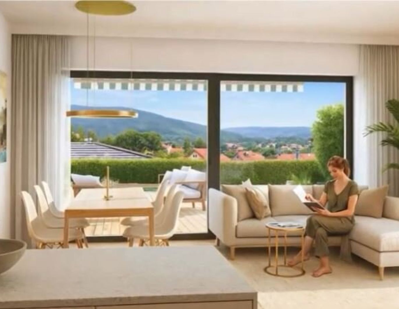 SEEBODEN - Gartenwohnung mit Stil & Aussicht (Top C3)