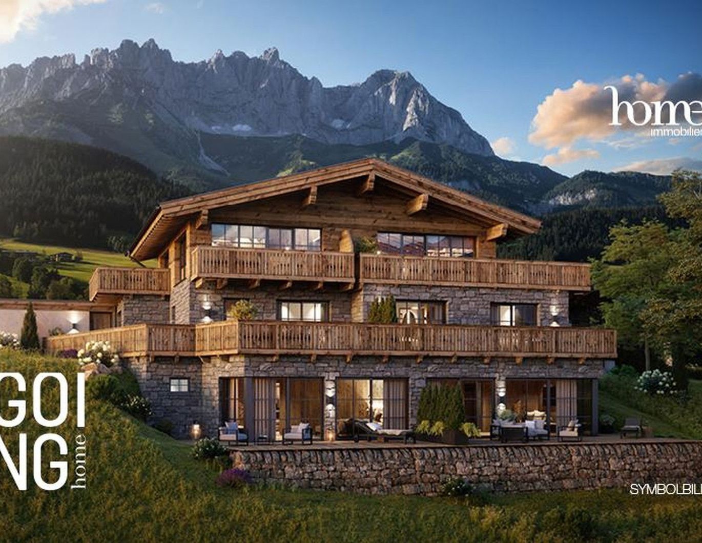 Luxuriöse Chalets in Going (neben dem Stanglwirt) | PROVISIONSFREI | Direkt vom Bauträger