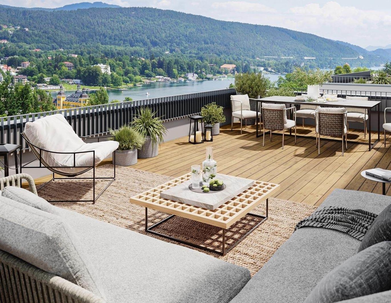 ~ Exklusives Penthouse mit atemberaubendem Seeblick - Wohnen auf höchstem Niveau! Provisionsfrei ~