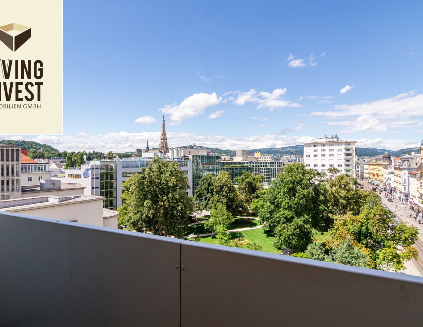 Wohnen über den Dächern - moderne 3-Zimmer-Wohnung in Linzer Zentrumslage