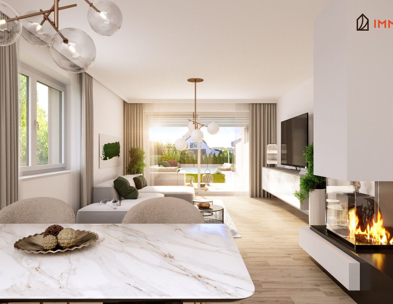 Zuhause gestalten mit viel Freiheit - Moderne Architektur in Leonding, ruhige Lage, durchdachter Grundriss