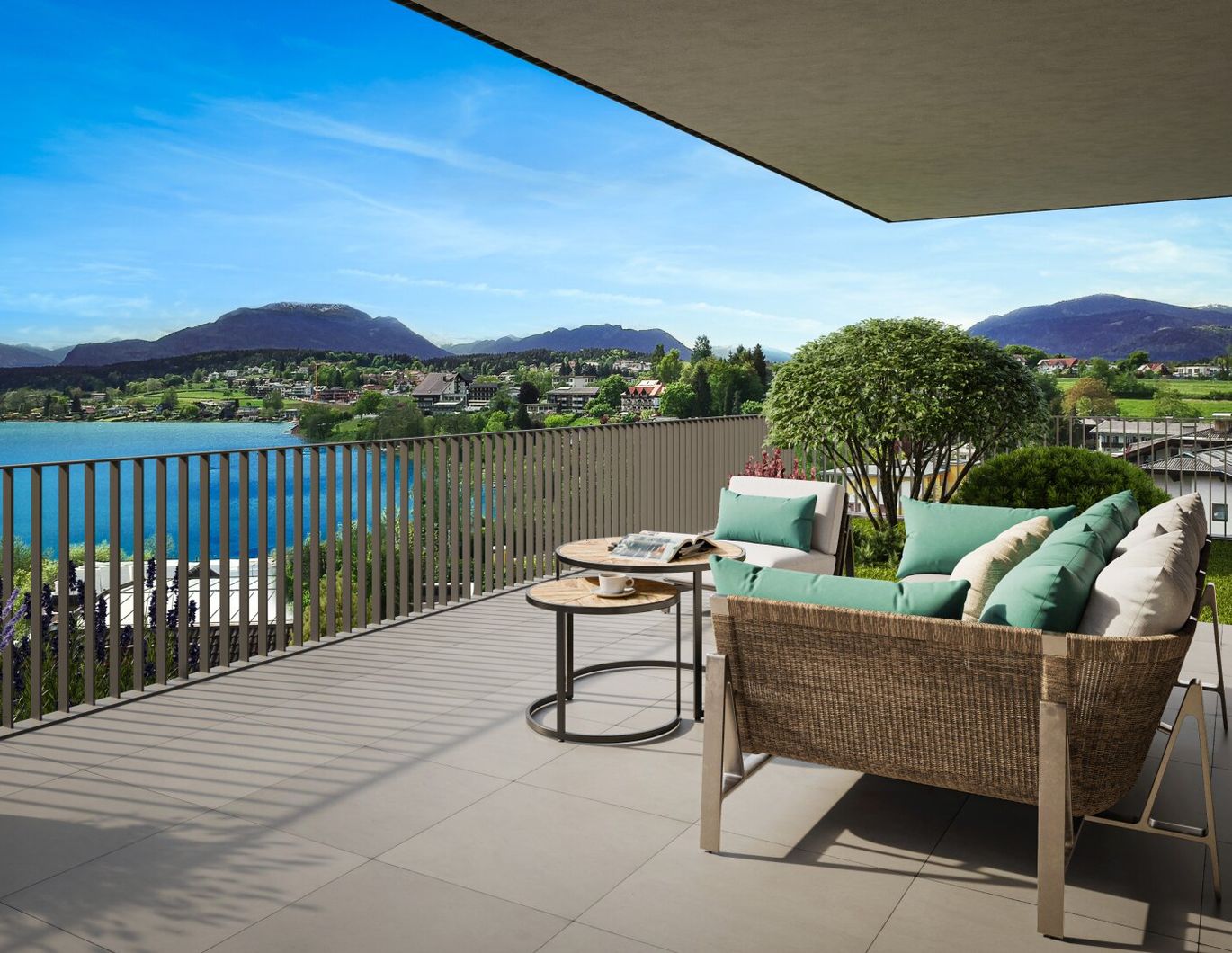 Erstbezug mit GARTEN & SEEBLICK in Egg am Faaker See