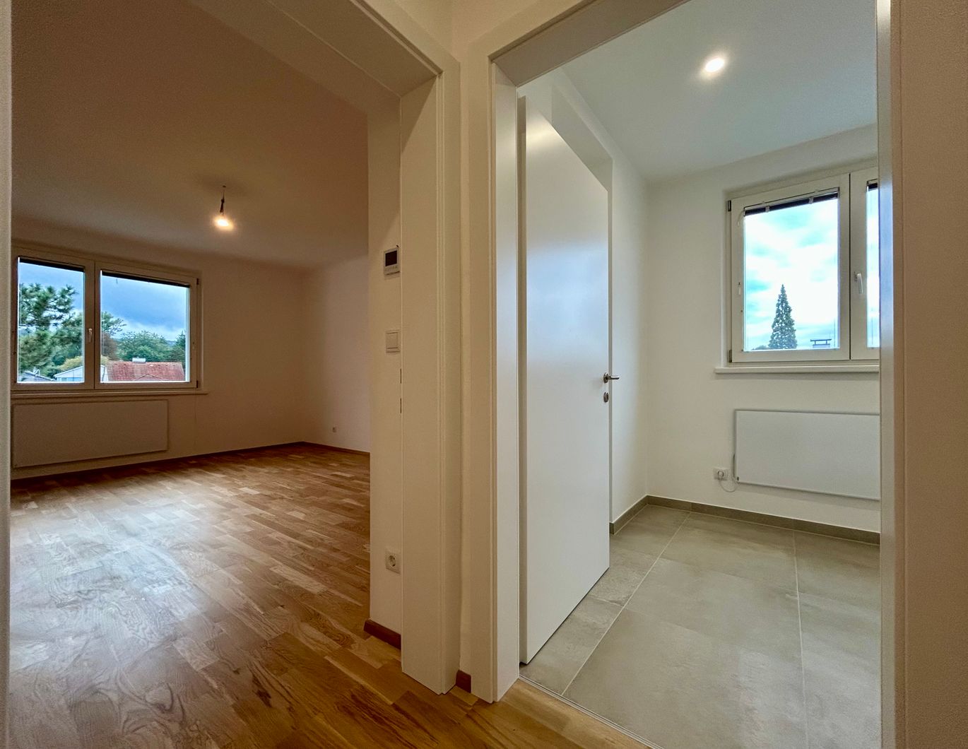 Sanierte unbefristete 2-Zimmer-Mietwohnung in grüner ruhiger Lage